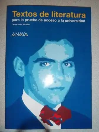 Textos de literatura para la Prueba de Acceso a la Universidad